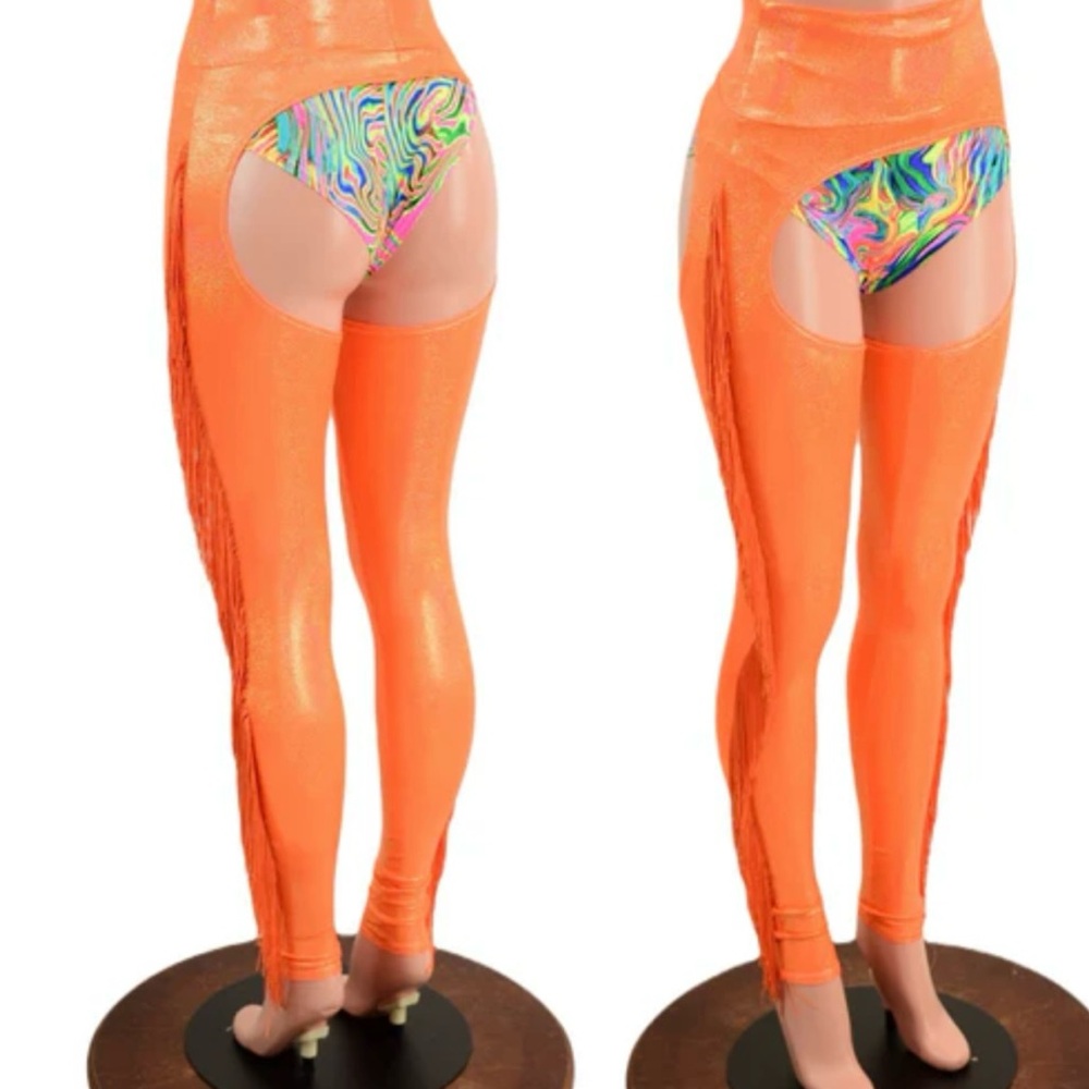 Vibrant Orange Women's Pants